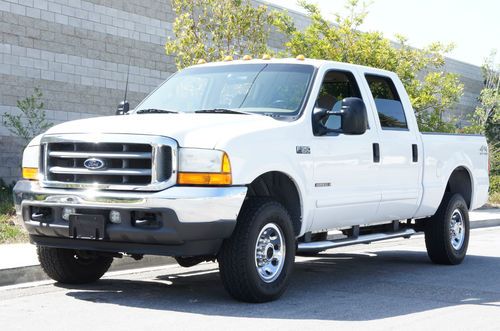 Crew cab short bed 4x4 powerstroke 7.3l diesel xlt 79k miles .. mint!! f250