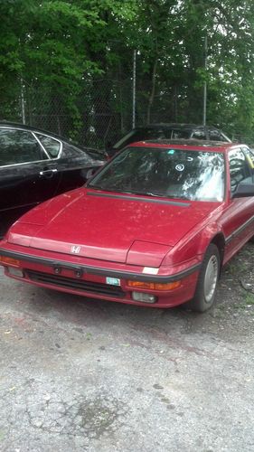 1989 honda prelude fire engine red mechanic special