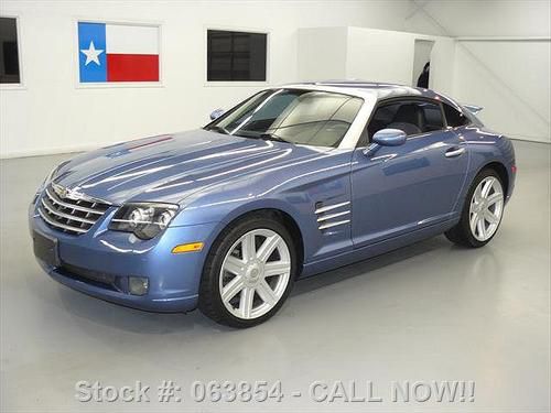 2006 chrysler crossfire ltd htd leather pwr spoiler 38k texas direct auto
