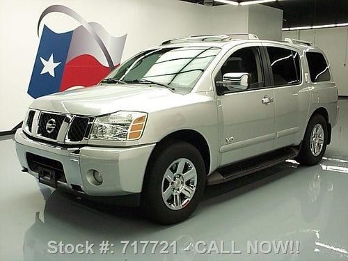 2007 nissan armada le 4x4 7-pass sunroof nav rear cam! texas direct auto