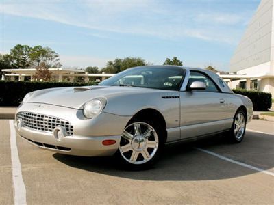 04 ford thunderbird,hard/soft convortible top,heated seats,runs great!!