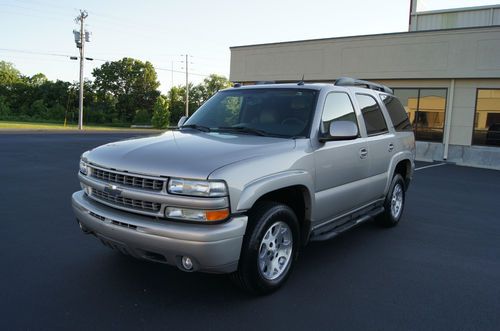 No reserve 2005 chevrolet tahoe z71 4x4, nav, dvd, leather seats, sunroof