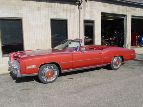 1976 cadillac eldorado convertible 1 owner 46k miles automatic a/c
