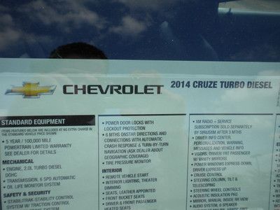 ALL NEW 2014 CHEVROLET CRUZE TURBO DIESEL!!!, US $26,300.00, image 19