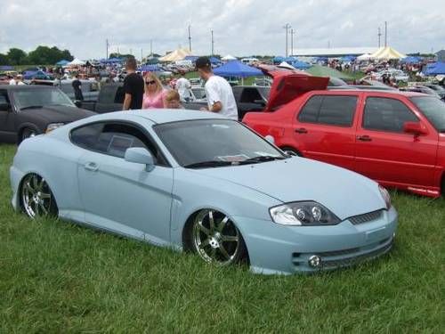 2003 custom hyundai tiburon, airride, air ride, viair, bagged, bags, lowrider
