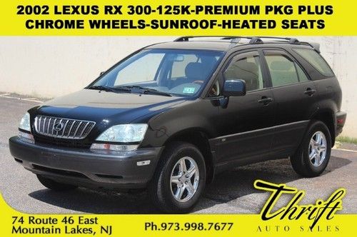 2002 lexus rx 300-125k-premium pkg plus-chrome wheels-sunroof-heated seats