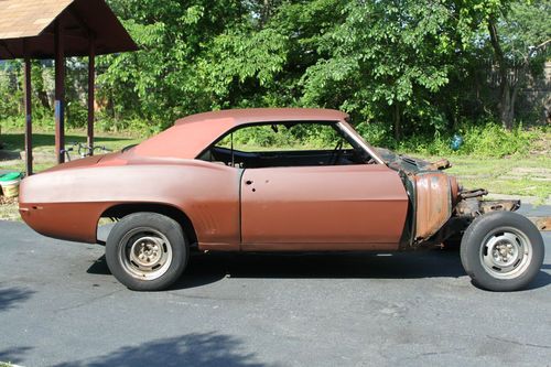 1969 camaro ss 396-325 hp x66 barn find