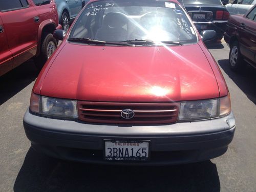 1992 toyota tercel dlx sedan 2-door 1.5l