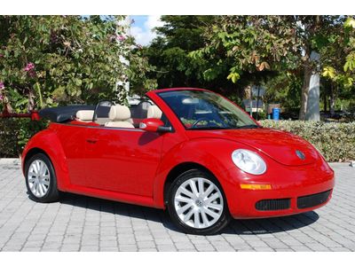 2008 volkswagen new beetle convertible se pzev no-accidents 1-owner