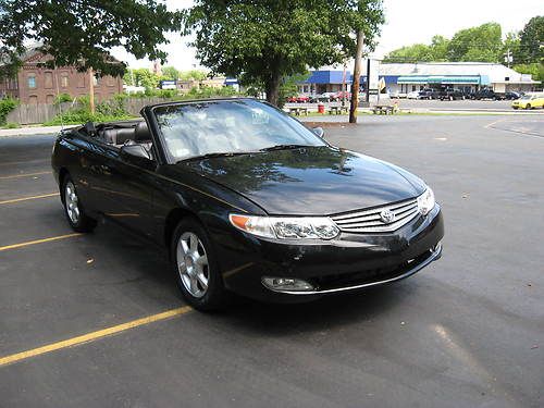 2002 toyota solara sle convertible 2-door 3.0l only 90k miles!