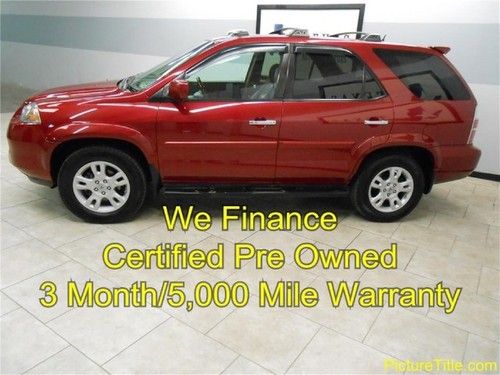 05 mdx awd 4wd gps navi leather dvd rear camera cpo warranty texas