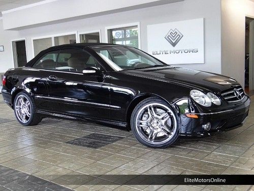 2009 mercedes benz clk550 conv amg sport pkg navi p1 1~own $73k sticker