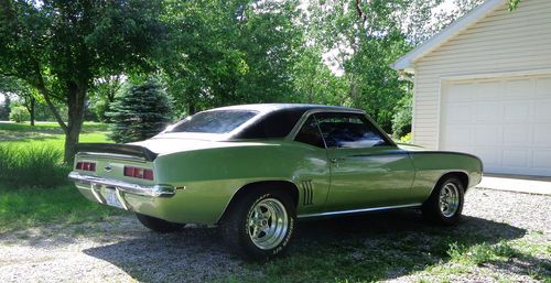 1969 Chevy Camero 327 High Performance Vinyl Hardtop Coupe Hockey Stripe, image 4