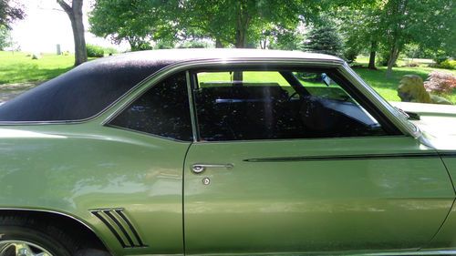 1969 Chevy Camero 327 High Performance Vinyl Hardtop Coupe Hockey Stripe, image 5