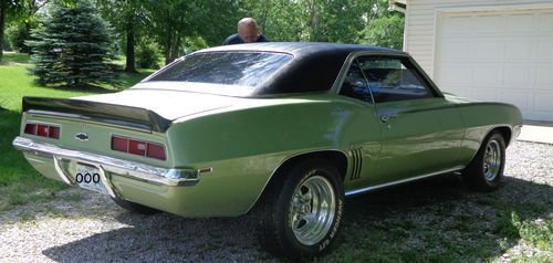 1969 Chevy Camero 327 High Performance Vinyl Hardtop Coupe Hockey Stripe, image 18