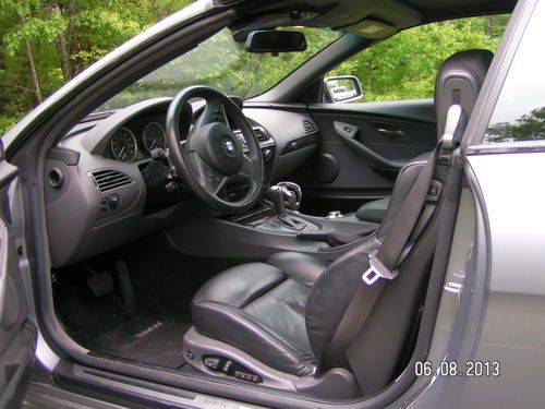 2005 BMW 645Ci Convertible, 52K miles, gray/black, automatic, US $26,900.00, image 3