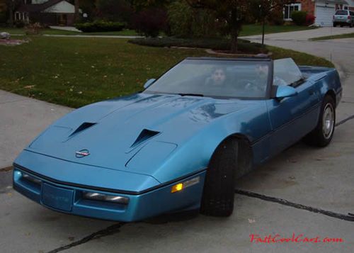1987, corvette, callaway, vintage, car, muscle car