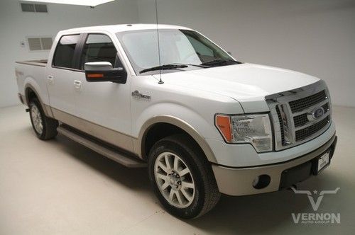 2010 king ranch crew 4x4 navigation leather heated v8 we finance 24k miles
