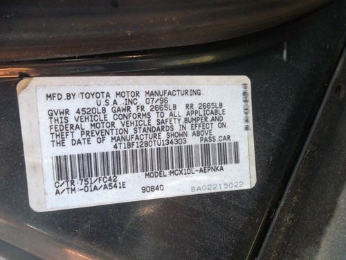 1997 GREEN TOYOTA AVALON, image 8