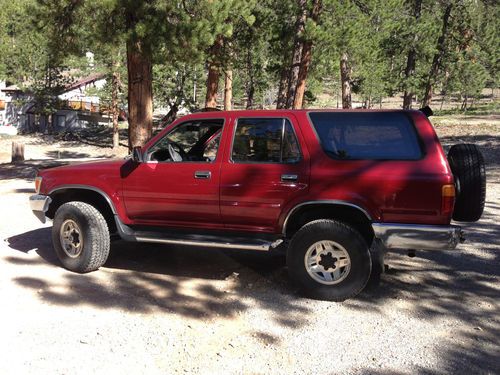 1990 toyota 4runner sr5 sport utility 4-door 5-speed 3.0l downey off-road