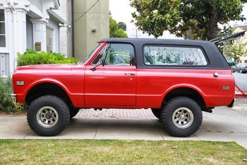 1972 chevy blazer 4x4 - ca/tx truck - cst - 454 - double wall hardtop