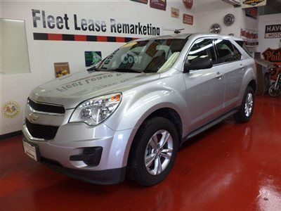 No reserve 2010 chevrolet equinox ls, 1 owner off corp.lease