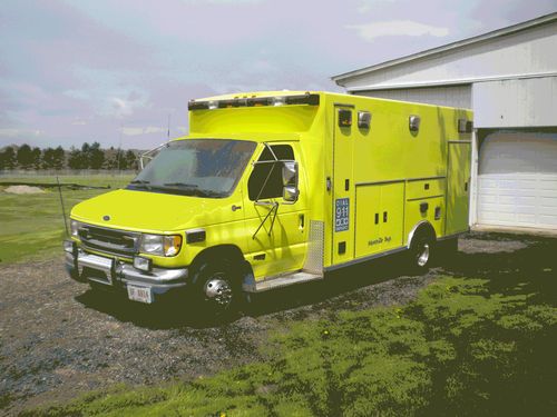 1999 ford f350 7.3l power stroke turbo diesel mobile command center ambulance