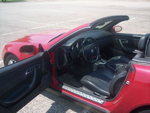 1999 mercedes slk 230 kompressor 2.3l 4cyl convertible