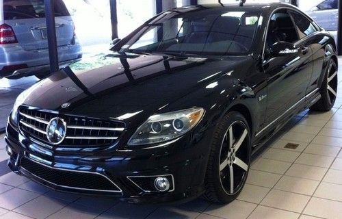 2008 mercedes cl63 amg p2 custom wheels/sound nav keyless go distronic rearview