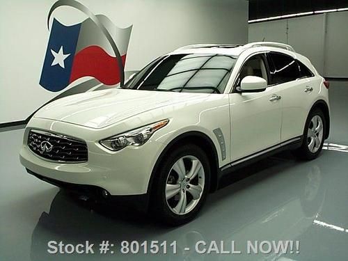 2010 infiniti fx35 sunroof nav rear cam 20" wheels 28k texas direct auto