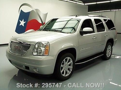 2011 gmc yukon denali sunroof nav rear cam dvd 20's 28k texas direct auto