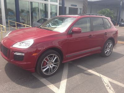 2009 porsche cayenne gts red bi xenon navigation heated seats moonroof bose