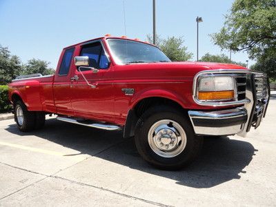 1995 ford f350 7.3l powerstroke diesel manual dually clean chrome 7.3 texas ford