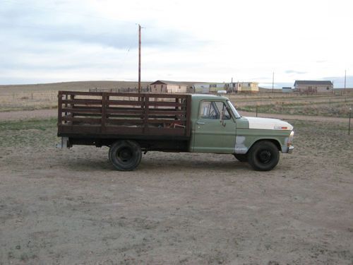 1970 Ford Dually Flat Bed Rat Rod Work Truck, image 2