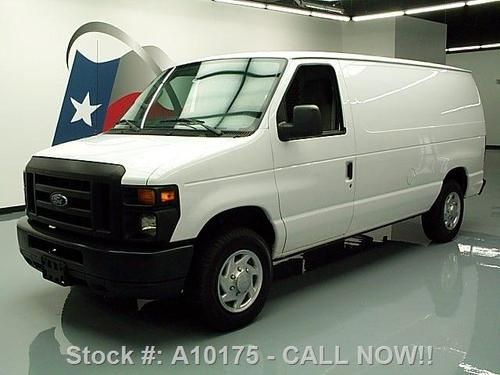 2010 ford e-150 cargo van 4.6l v8 partition shelves 72k texas direct auto