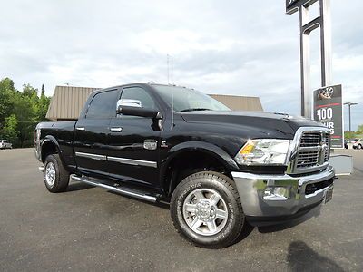 12 dodge ram 2500 4x4 laramie longhorn nav heat &amp; cool seats roof ram box cargo