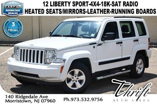 12 liberty sport-4x4-18k-sat radio-heated seats/mirrors-leather-running boards