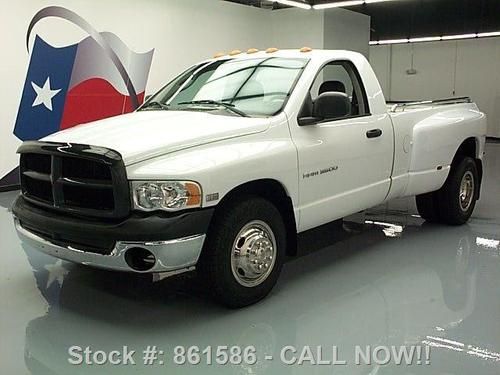 2003 dodge ram 3500 reg cab hemi drw 5-spd bedliner 37k texas direct auto