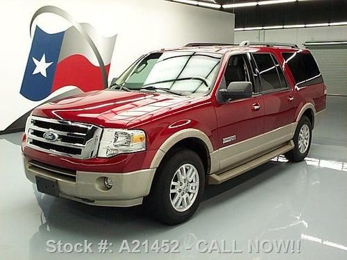 2007 ford expedition el eddie bauer leather dvd 57k mi texas direct auto