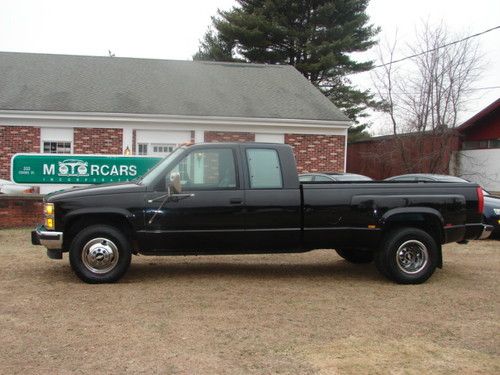 1993 chevrolet c3500 silverado ext. cab pickup 2-dr, dually,  w/ 502 crate motor