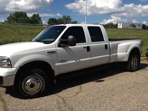 2005 ford four door f350 turbo diesel dully supery duty