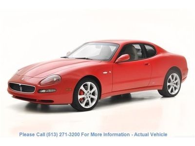 2004 maserati coupe cambiocorsa rosso mondiale w/beige leather, new clutch