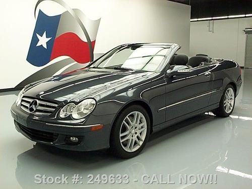 2008 mercedes-benz clk350 cabriolet nav htd leather 48k texas direct auto