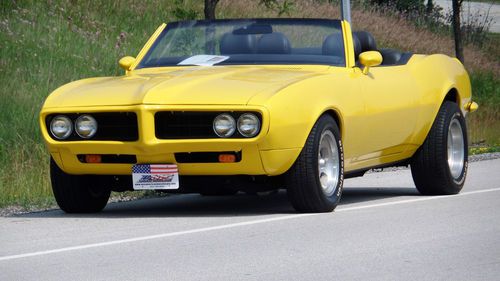 1968 pontiac firebird convertible custom roadster fully restored mint condition