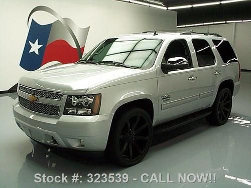 2012 chevy tahoe texas ed 8-pass roof rack 24's 14k mi texas direct auto