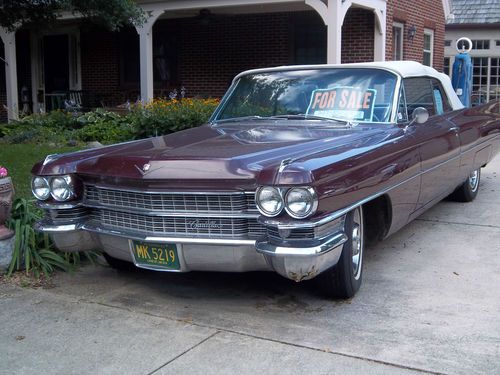 1963 cadillac convertible