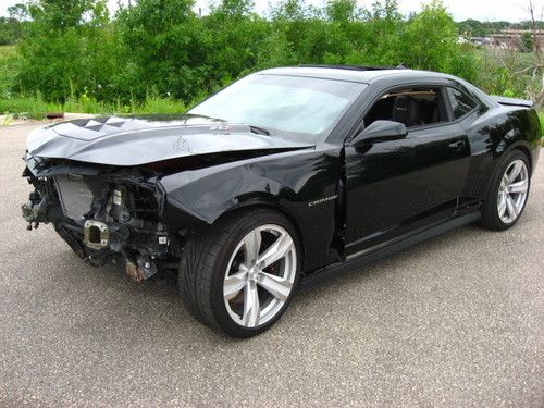 2012 chevy camaro zl1 580hp supercharged repairable salvage 6k miles