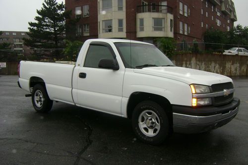 2004 chevy chevrolet silverado 1500 2wd v6 auto great work truck! no reserve!!