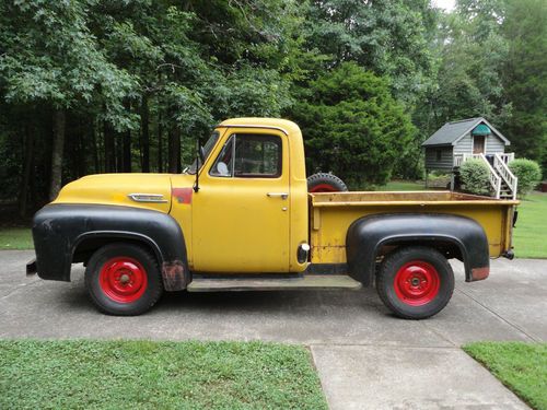 1953 ford f-100 custom cab, was marmon herrington 4x4, flathead v8