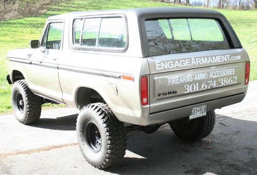 1978 Ford Bronco Custom Sport Utility 2-Door 6.6L, image 7